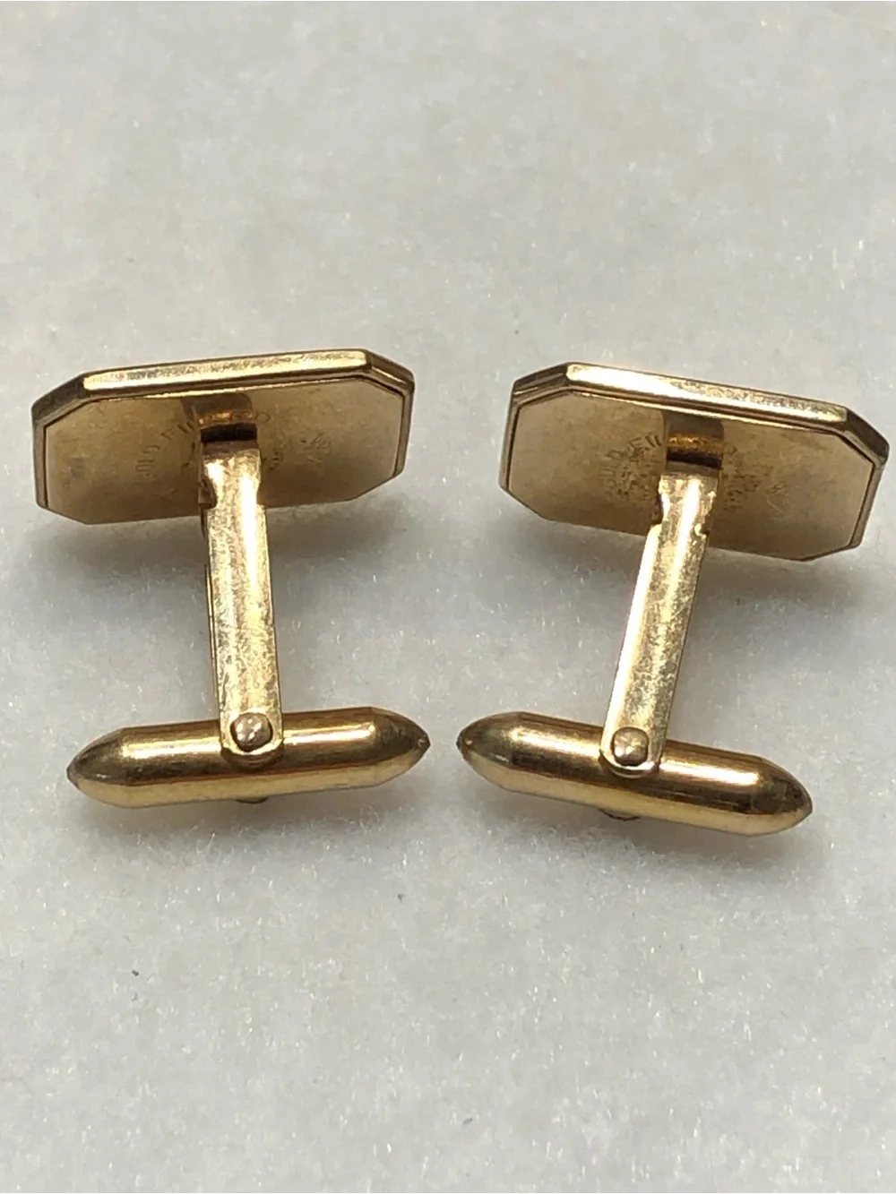 Vintage Sigma Chi Cufflinks 1/20 12K Gold Filled Fraternity Greek Life